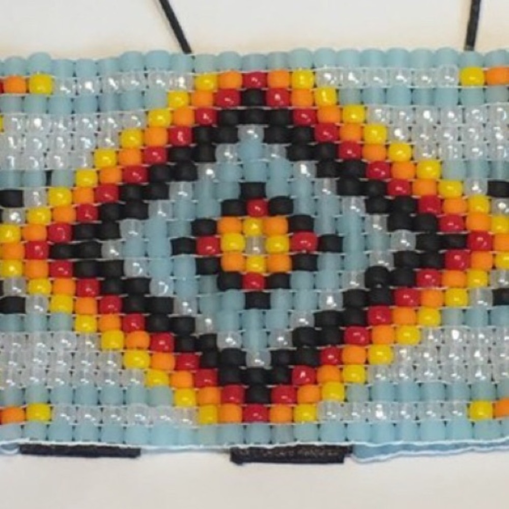 Native American Pattern Beaded Bracelet - image 4